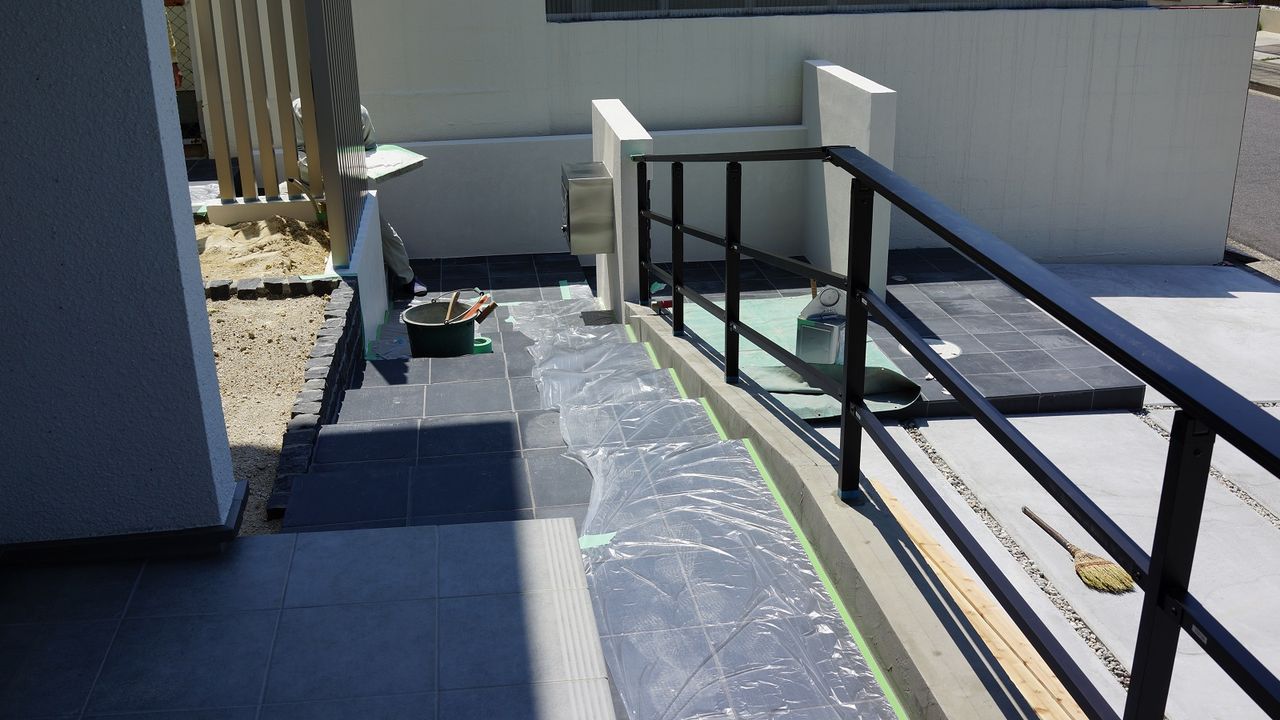 北欧モダンなオープン外構が出来上がって来ました 愛知県の外構ショップ Wise Gallery ワイズギャラリー エクステリア日記