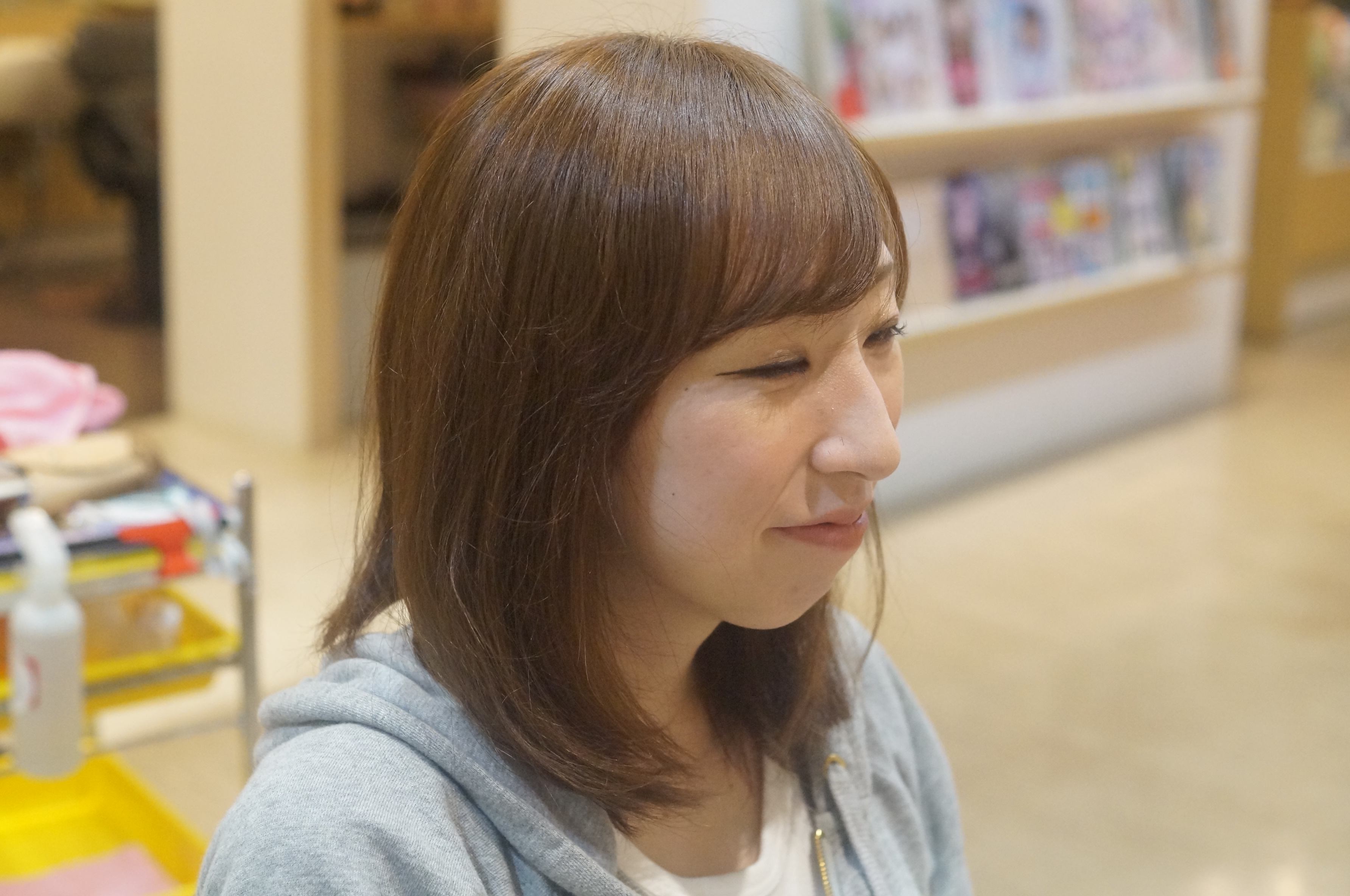カットモデルで勉強中 富山市新庄 美容室 デジール ブログ カットモデルで勉強中 富山市新庄 美容室 デジール ブログ