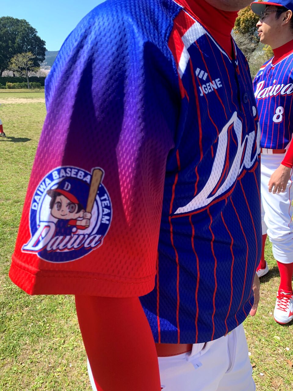 ビケ足場のダイワ ダイワベースボールチーム ビケメン スタイル