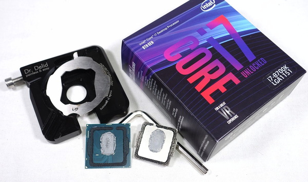 Core i7 8700K Delid