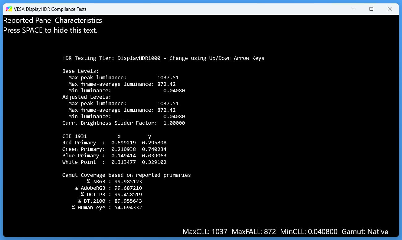Xiaomi G Pro 27i_VESA DisplayHDR Compliance Tests (2)