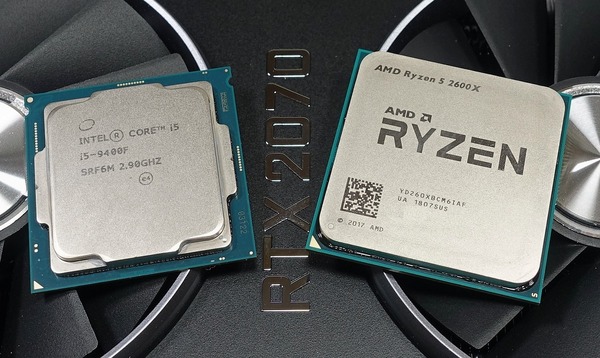 Intel Core i5 9400F vs AMD Ryzen 5 2600X