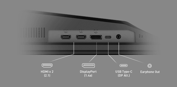 MSI MAG 271QPX QD-OLED_IO