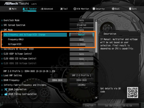 AMD Ryzen Threadripper 3970X_manual-OC-settings