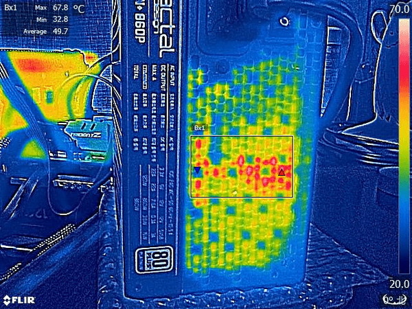 Fractal Design Ion+ Platinum 860W_FLIR_Fan-Start