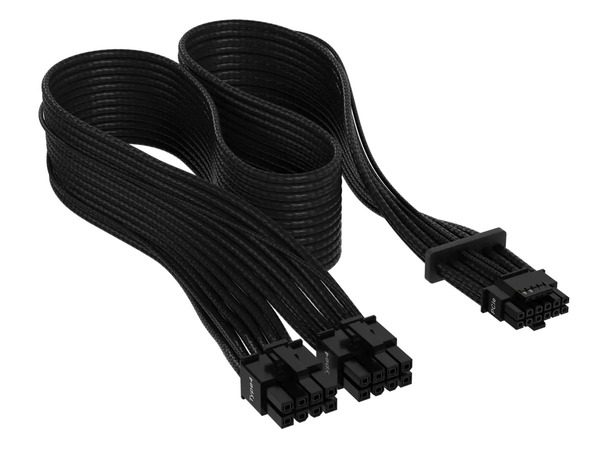 CORSAIR Premium Individually Sleeved 12VHPWR Cable_Black (1)