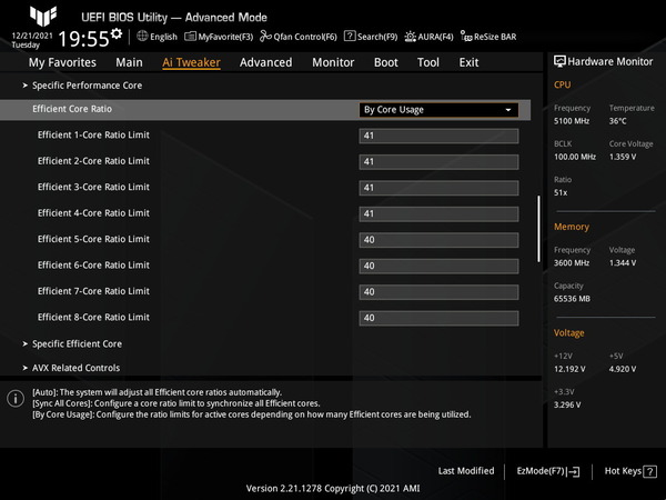 ASUS TUF GAMING Z690-PLUS WIFI D4_OC-test_BIOS_12900K_VFc (3)