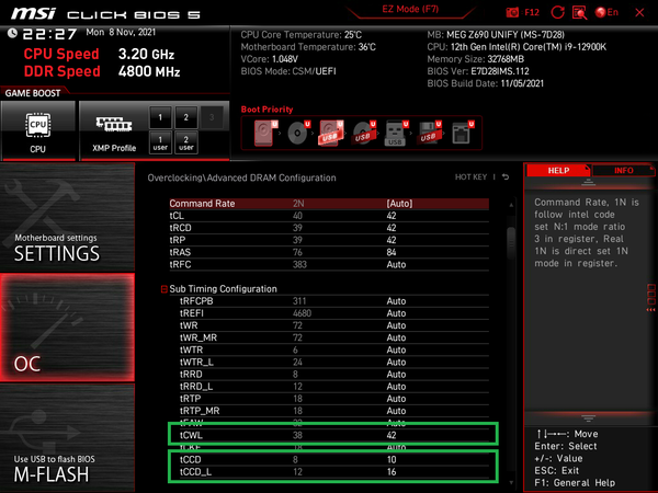 MSI MEG Z690 UNIFY_BIOS_OC_29