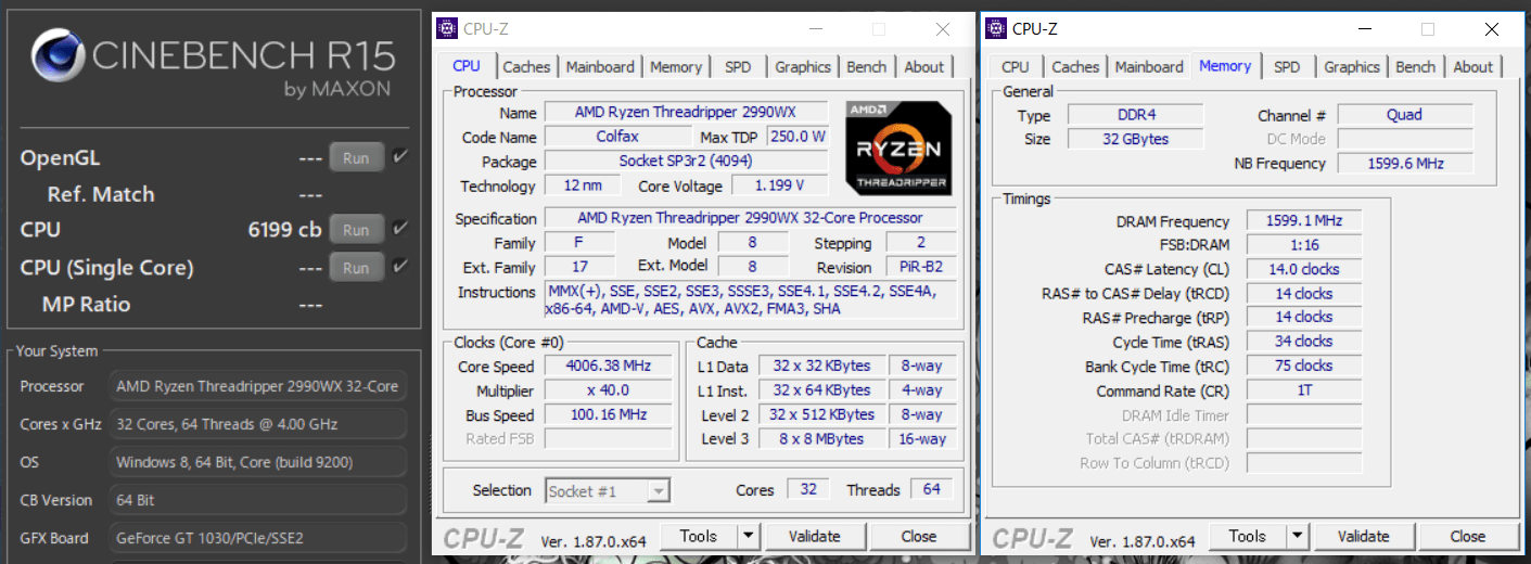 ASUS ROG ZENITH EXTREME Alpha_OC Test_Cinebench