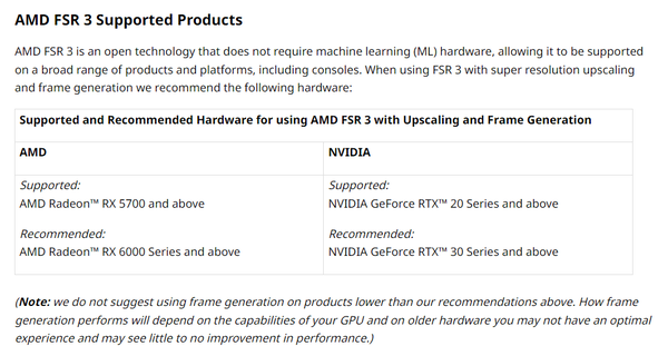 AMD FSR 3_compatiblity