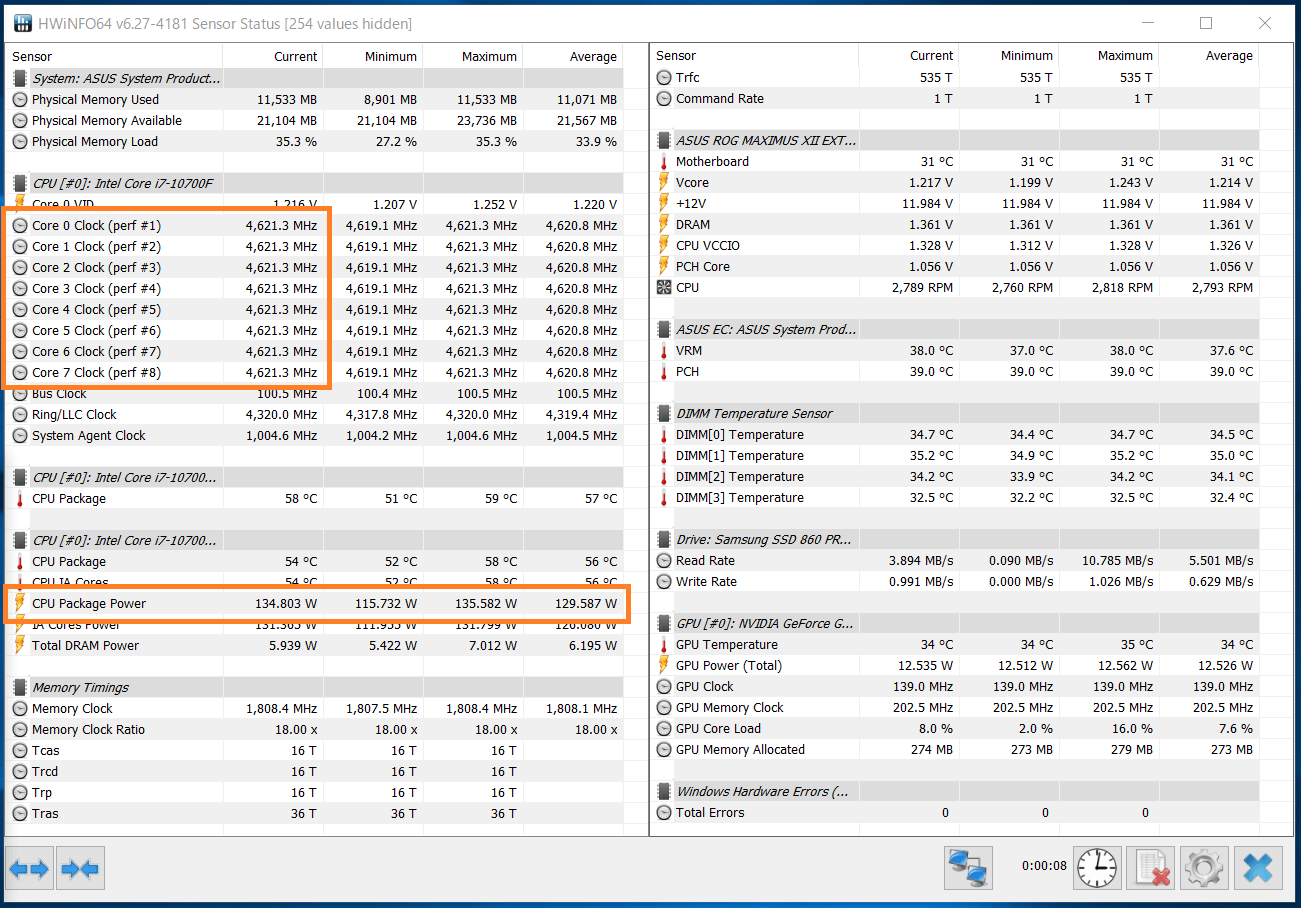 Intel Core i7 10700F_Boost-Clock_multi_PL2