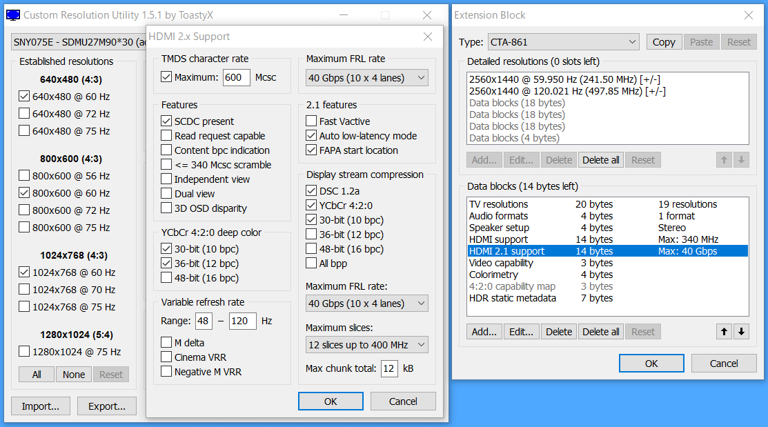 SONY INZONE M9_HDMI2.1_spec