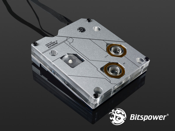 Bitspower MonoBlock ASX299R6E RGB-Nickel (2)