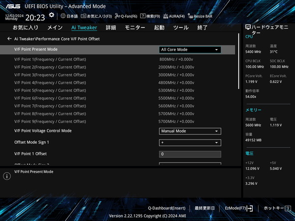 ASUS Z890 AYW GAMING WIFI W_BIOS_OC_15