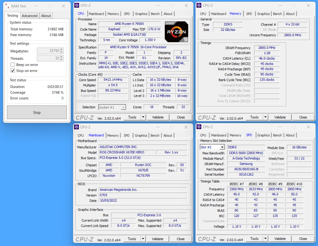 ADATA AD5U560016G-DT_7950X(ASS)_5600_RT