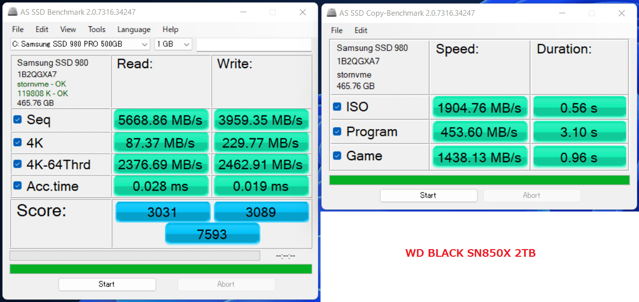 WD BLACK SN850X 2TB_AS