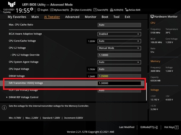 ASUS TUF GAMING Z690-PLUS WIFI D4_OC-test_BIOS_12900K_VFc (6)