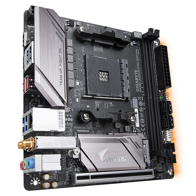 GIGABYTEからB450チップセット搭載Mini-ITXサイズAM4マザーボード