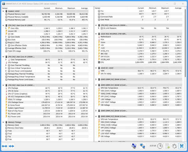 Crucial CT2K16G48C40U5_13900K_16Gx4_5600C46_HWi