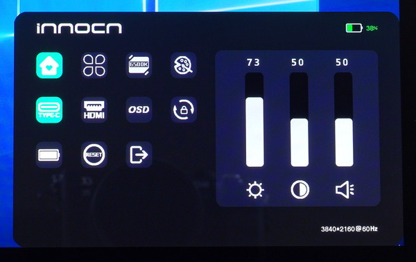 INNOCN PU15-PRE_OSD_brightness