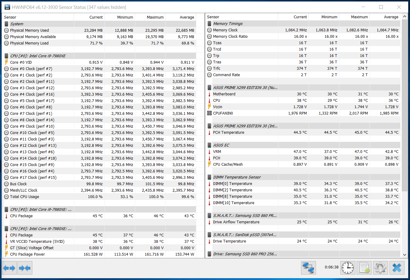 ASUS PRIME X299 Edition 30_7980XE def_clock