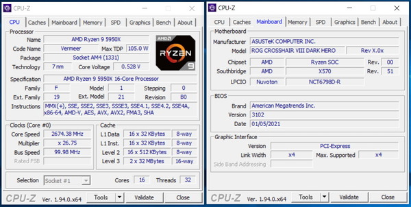 ASUS ROG Crosshair VIII Dark Hero_5950X_OC_CPU-Z (1)