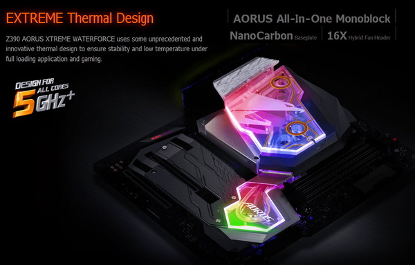 GIGABYTE Z390 AORUS XTREME WATERFORCE_Waterblock
