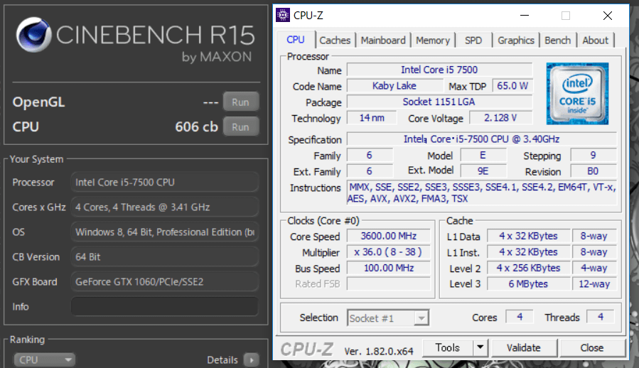 GALLERIA Mini 1060_cinebench