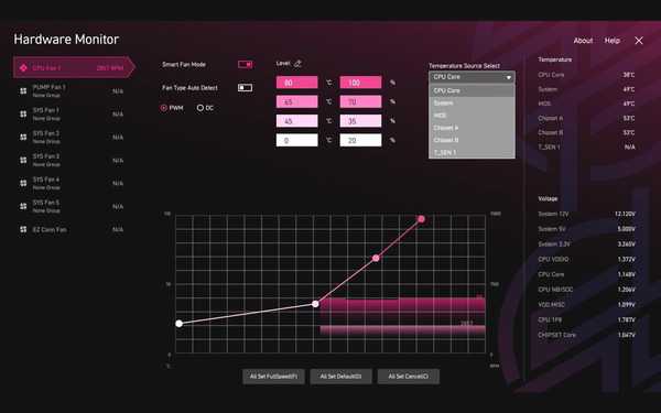 MSI MPG X870E CARBON WIFI_BIOS_Fan_5