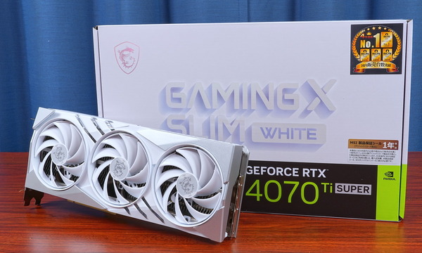 MSI GeForce RTX 4070 Ti SUPER 16G GAMING X SLIM WHITE