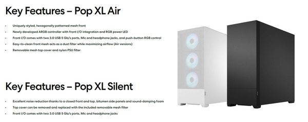 Fractal Design Pop XL_Silent-vs-Air