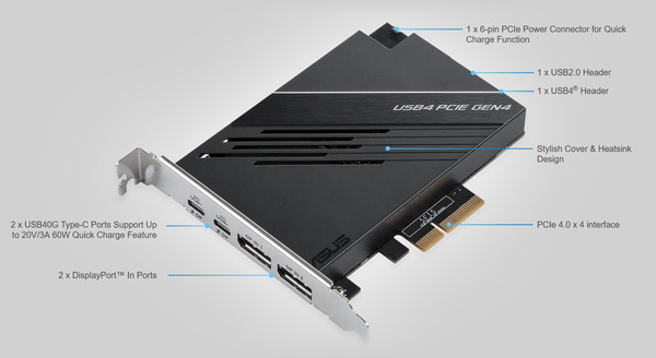 ASUS USB4 PCIE GEN4 CARD_spec