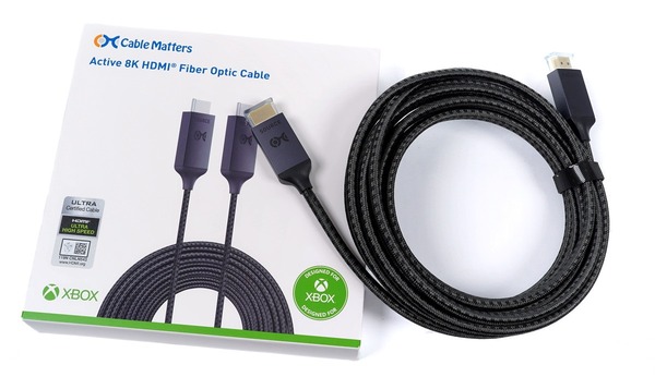 Cable Matters Active 8K HDMI Fiber Optic Cable