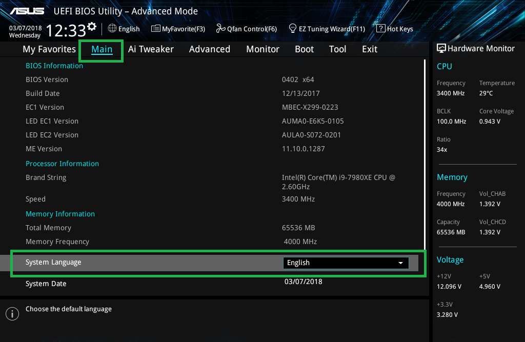 ASUS WS X299 SAGE_BIOS_2
