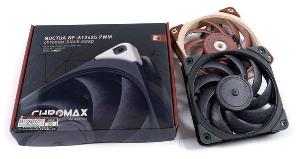 Noctua NF-A12x25 PWM chromax.black.swap