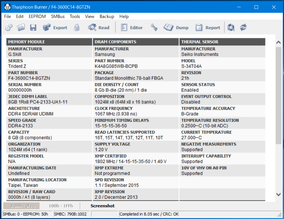 G.Skill Trident Z Neo F4-3600C14Q-32GTZN_spec