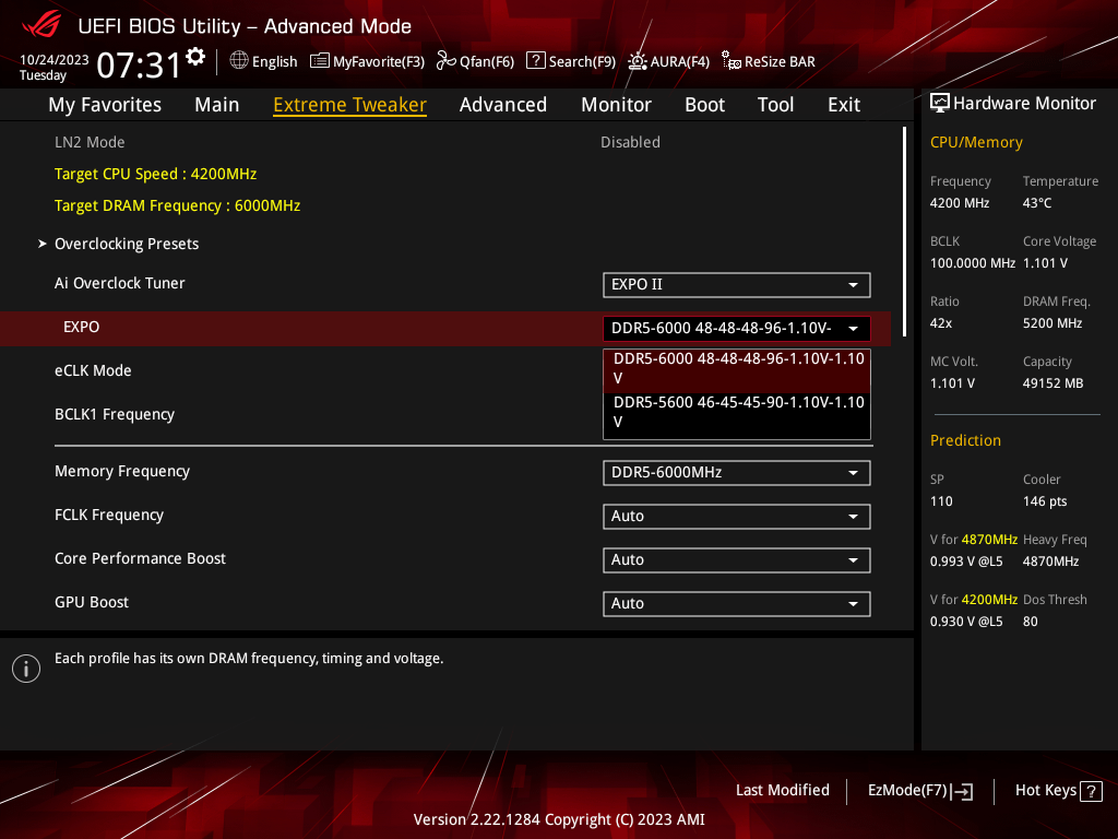 Crucial CT2K16G48C40U5_OC-Profile_AMD EXPO