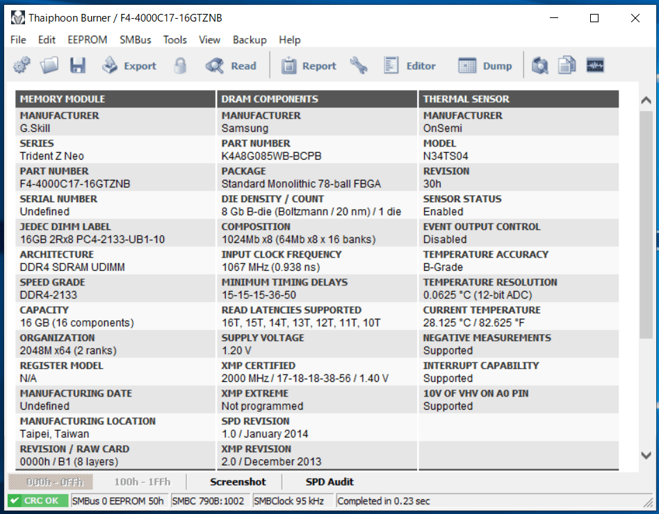G.Skill Trident Z Neo F4-4000C17D-32GTZNB_Spec