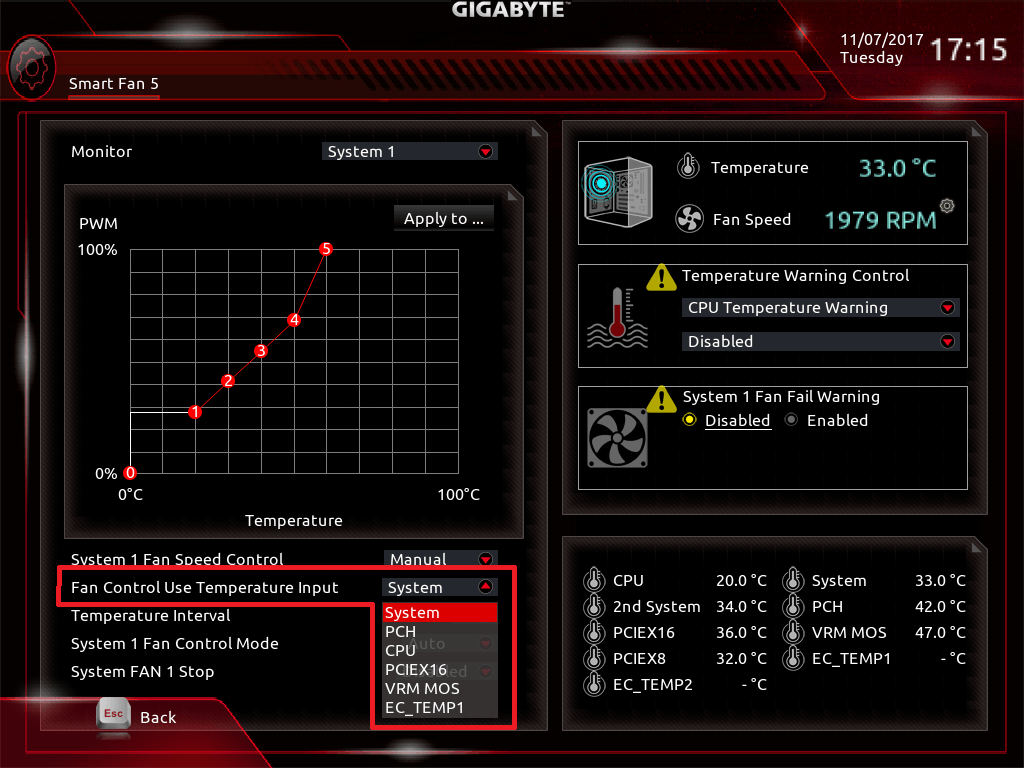 GIGABYTE Z370 AORUS Gaming 7_BIOS_Fan_5