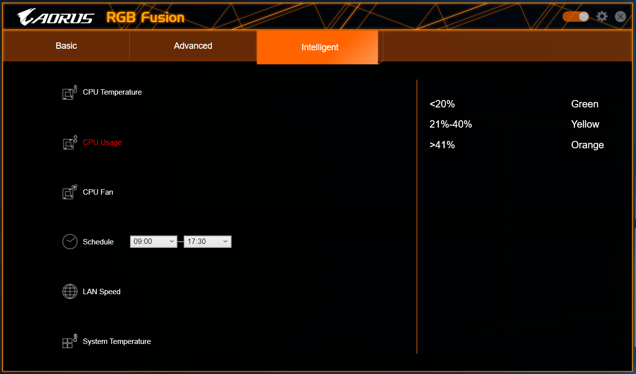 GIGABYTE RGB Fusion_3