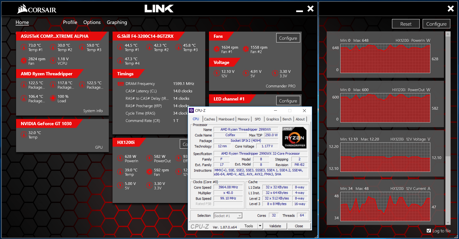ASUS ROG ZENITH EXTREME Alpha_OC Test_Power
