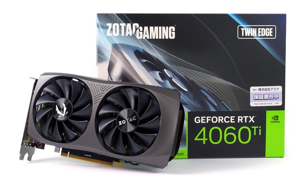 ZOTAC GAMING GeForce RTX 4060 Ti 8GB Twin Edge