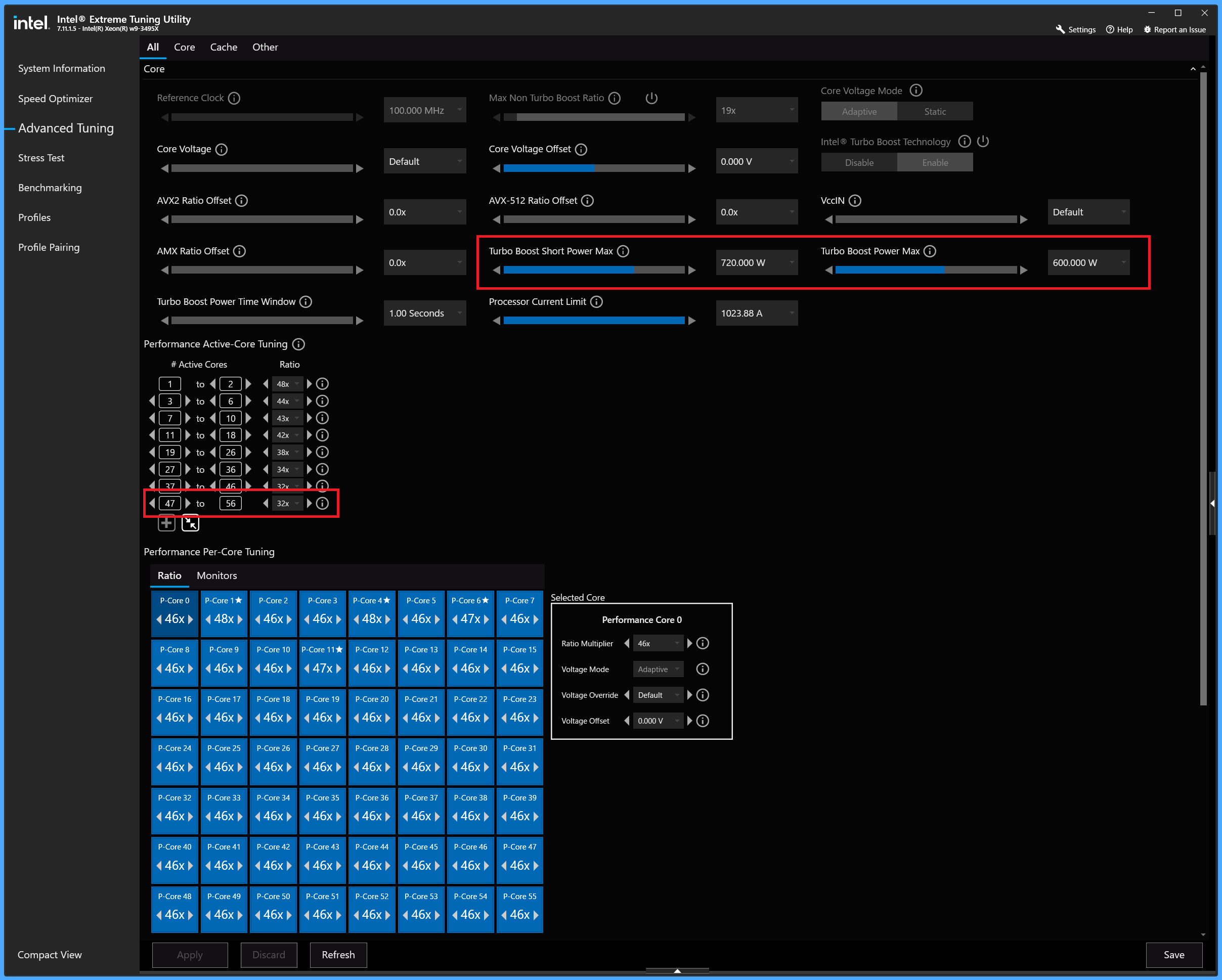ASUS Pro WS W790E-SAGE SE_temp_5_3495X_600W_x32_wtMF_xtu_s