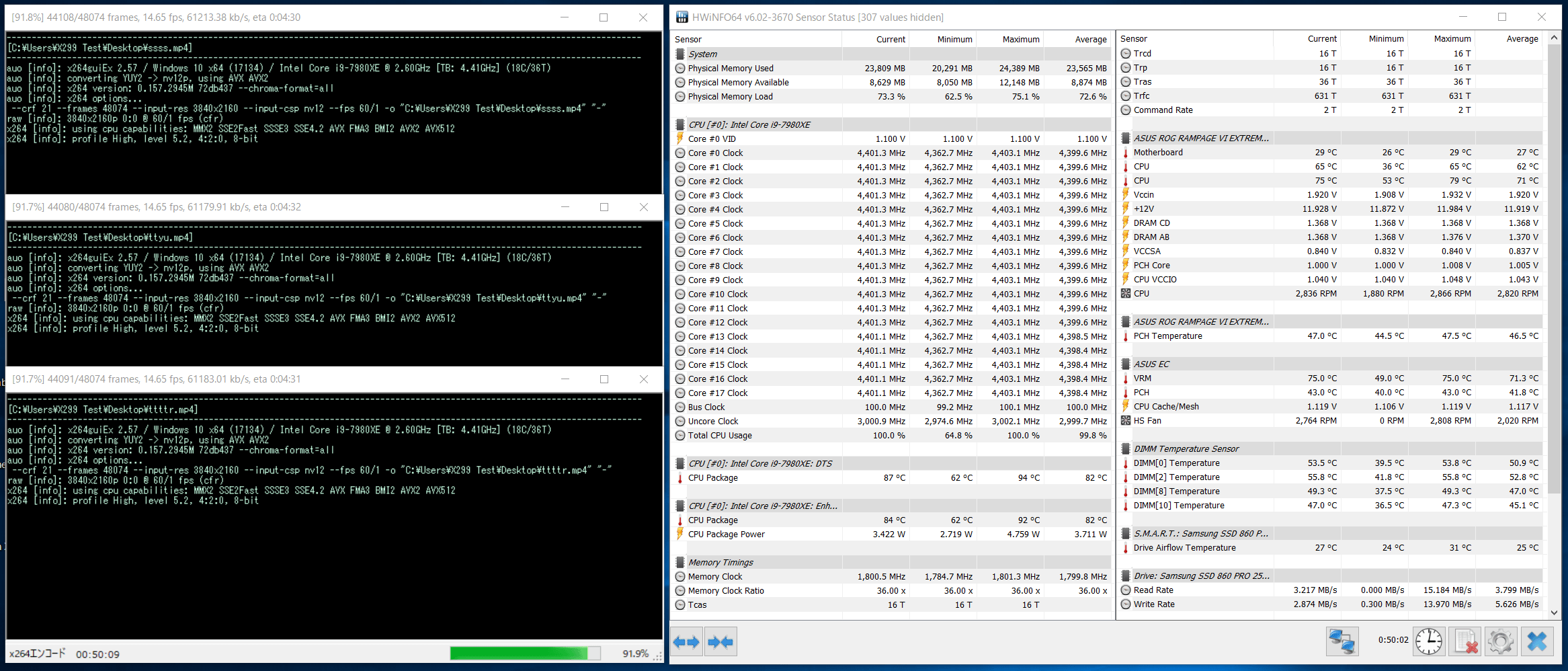 Core i9 7980XE_OC Test