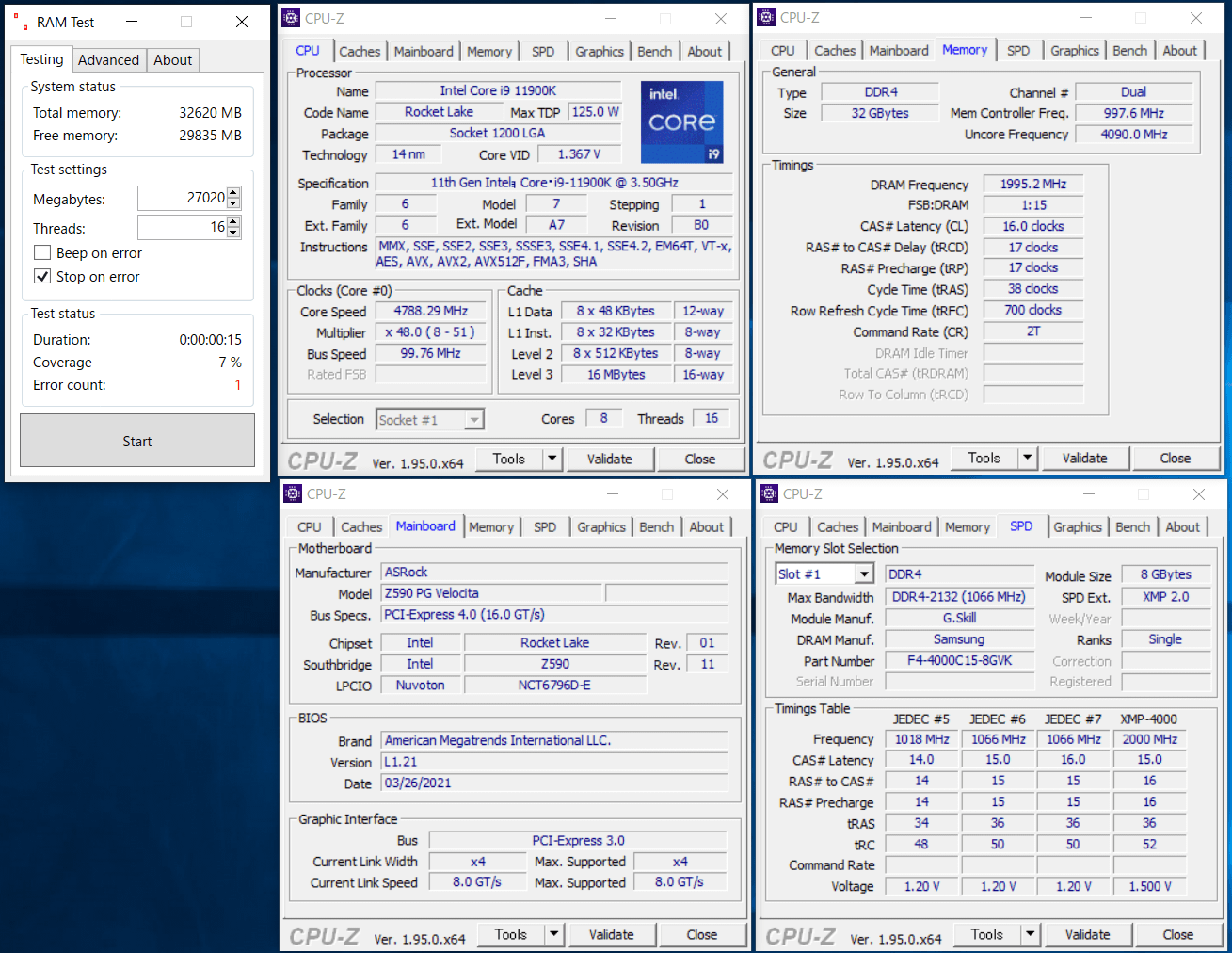 ASRock Z590 PG Velocita_memtest_4000_c16_g2_failed