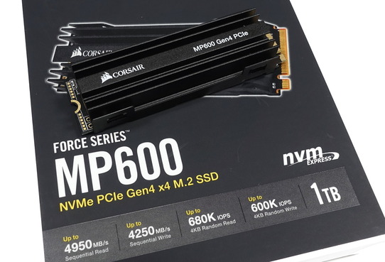 Corsair Force MP600 PCIE4.0 NVMe M.2 SSD 1TB