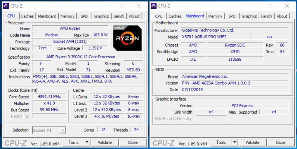 GIGABYTE X570 I AORUS PRO WIFI_OC Test_1