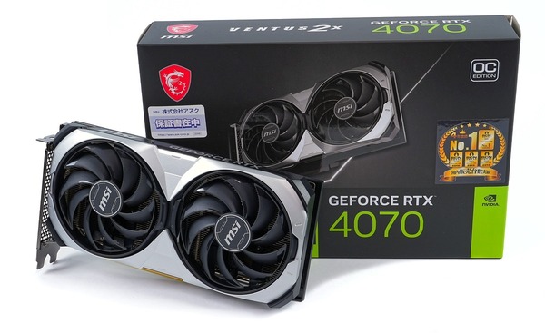 MSI GeForce RTX 4070 VENTUS 2X E 12G OC