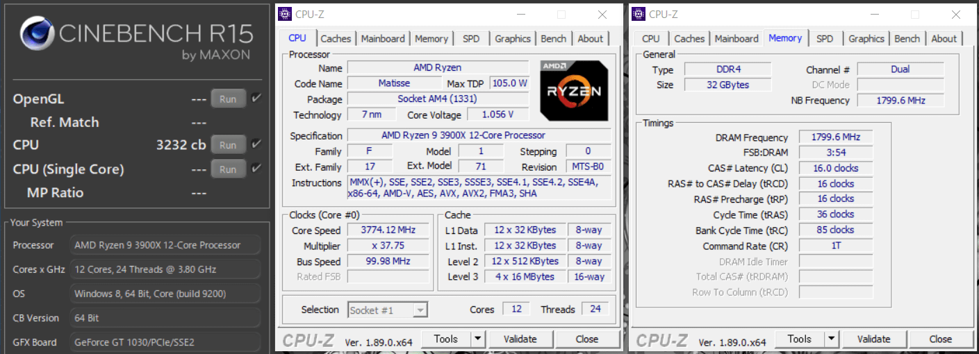 MSI MEG X570 ACE_OC Test_Cinebench