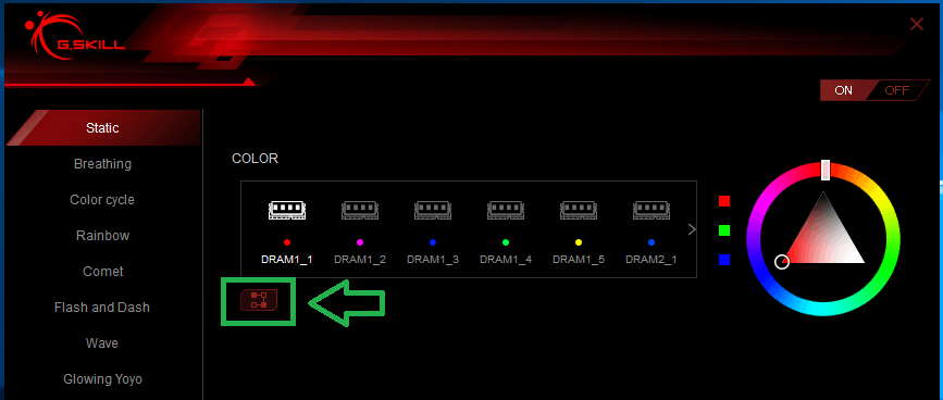 Trident Z RGB Control_Static